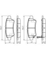 BOSCH 0 986 494 369 Колодки дисковые задние