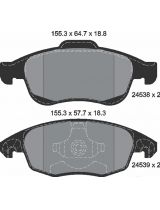 Textar 2453801 Колодки дисковые передние