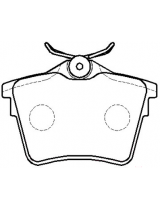 HSB HP9968 Колодки дисковые