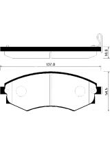HSB HP4001 Колодки дисковые передние
