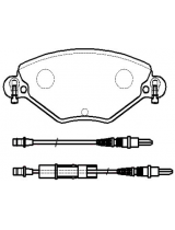HSB HP9672 Колодки дисковые