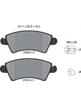 Textar 2333201 Колодки дисковые передние