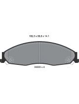 Textar 2430301 Колодки дисковые