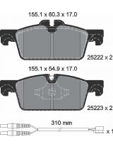 Textar 2522201 Колодки дисковые