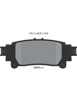 Textar 2552503 Колодки дисковые