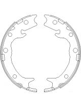 REMSA 473700 Колодки дисковые