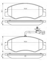 BOSCH 0 986 494 499 Колодки дисковые задние