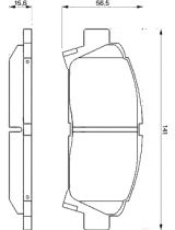 BOSCH 0 986 424 799 Колодки дисковые передние