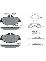 Textar 2374303 Колодки дисковые передние