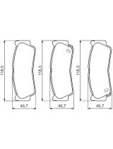 BOSCH 0 986 494 230 Колодки дисковые задние