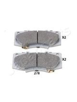 Japanparts PA-278AF Колодки дисковые передние