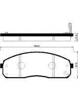 HSB HP1023 Колодки дисковые
