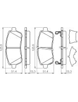 BOSCH 0 986 494 321 Колодки дисковые передние