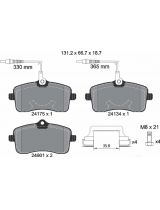 Textar 2417501 Колодки дисковые передние