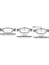 REMSA 058721 Колодки дисковые