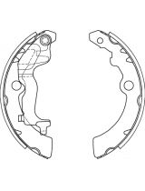 REMSA 425100 Колодки дисковые