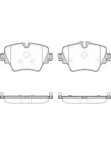 REMSA 162508 Колодки дисковые