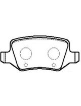 HSB HP9937 Колодки дисковые