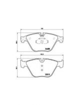 BREMBO P06074 Колодки дисковые передние