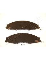 Japanparts PA-014AF Колодки дисковые передние