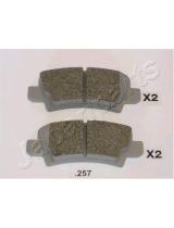 Japanparts PP-257AF Колодки дисковые задние