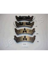 Japanparts PP-019AF Колодки дисковые задние
