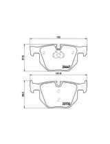 BREMBO P06056 Колодки дисковые задние