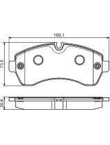 BOSCH 0 986 495 107 Колодки дисковые передние