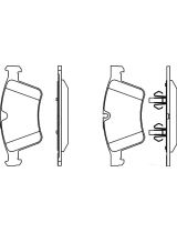 BOSCH 0 986 494 427 Колодки дисковые передние