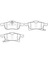 HSB HP9653 Колодки дисковые