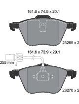 Textar 2326903 Колодки дисковые передние