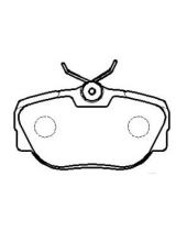 HSB HP9370 Колодки дисковые