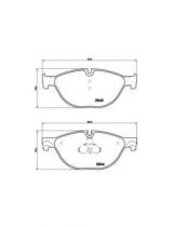 BREMBO P06076 Колодки дисковые передние