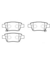 HSB HP9152 Колодки дисковые задние