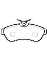 HSB HP9656 Колодки дисковые