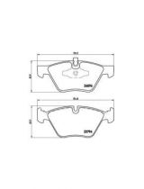 BREMBO P06040 Колодки дисковые передние