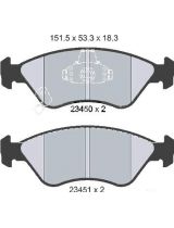 Textar 2345001 Колодки дисковые