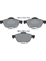 Textar 2399601 Колодки дисковые