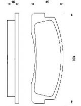 BOSCH 0 986 466 601 Колодки дисковые передние