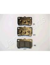 Japanparts PP-217AF Колодки дисковые задние