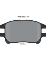 Textar 2392901 Колодки дисковые