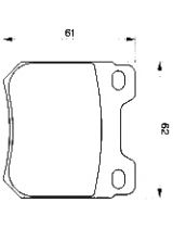 BOSCH 0 986 424 754 Колодки дисковые задние