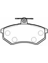 HSB HP9343 Колодки дисковые