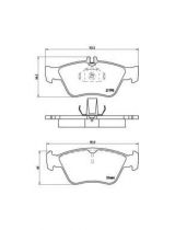 BREMBO P50023 Колодки дисковые передние