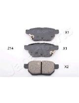Japanparts PP-214AF Колодки дисковые задние