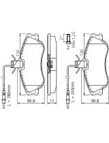 BOSCH 0 986 424 414 Колодки дисковые передние