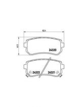 BREMBO P30025 Колодки дисковые задние