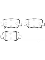 HSB HP9970 Колодки дисковые задние