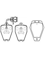 HSB HP9667 Колодки дисковые