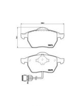 BREMBO P85026 Колодки дисковые передние